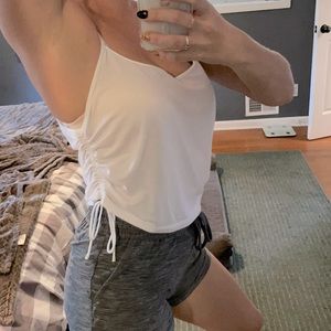 Victoria’s Secret White Crop tank with side ties